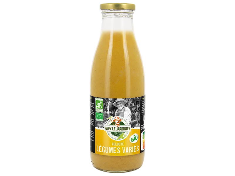Bouteille bio velouté légumes variés