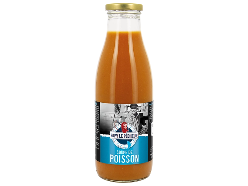 Bouteille classique soupe poisson