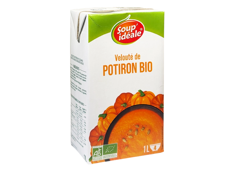 Brique bio velouté potiron