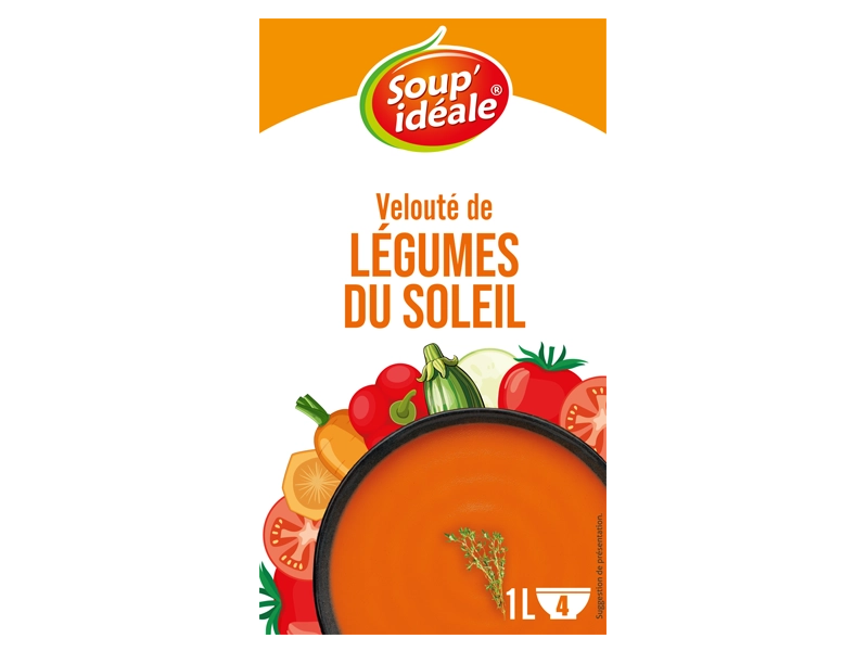 Brique classique velouté légumes du soleil