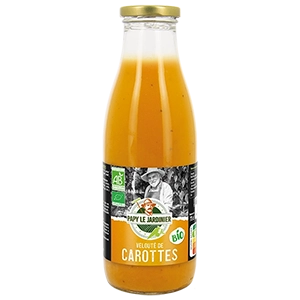 Vignette bouteille bio velouté carottes