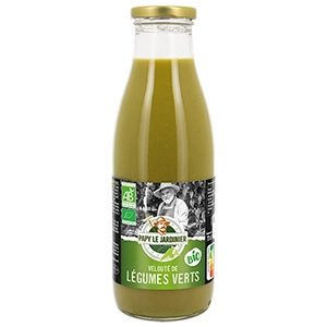 Vignette bouteille bio velouté légumes verts