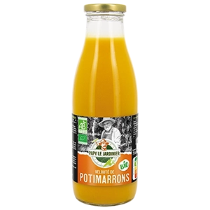 Vignette bouteille bio velouté potimarron