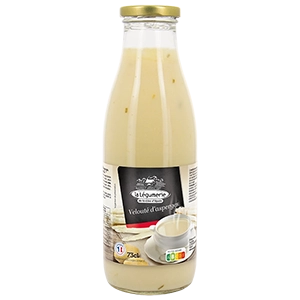 Vignette bouteille classique velouté asperge