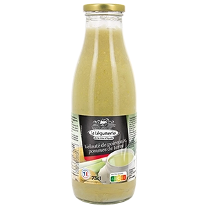 Vignette bouteille classique velouté poireaux pommes de terre