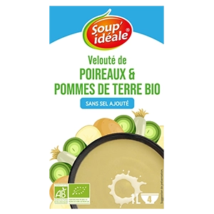 Vignette brique bio sans sel velouté poireaux pommes de terre