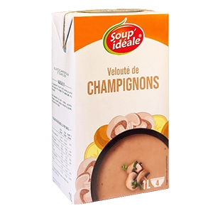 Vignette brique classique velouté champignons