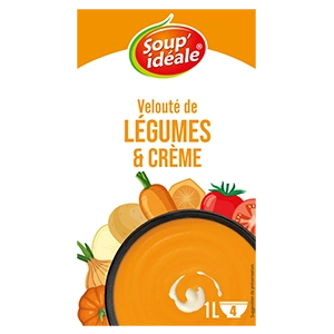 Vignette brique classique velouté légumes et crème