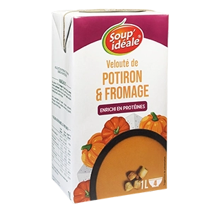 Vignette brique enrichi velouté potiron fromage