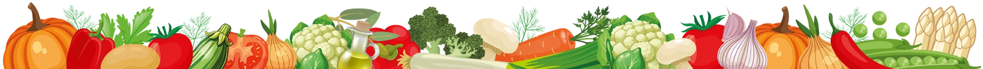 Bandeau footer légumes crop up