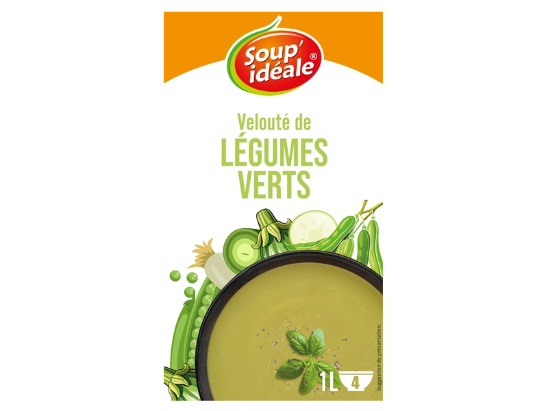 Brique classique velouté de légumes verts