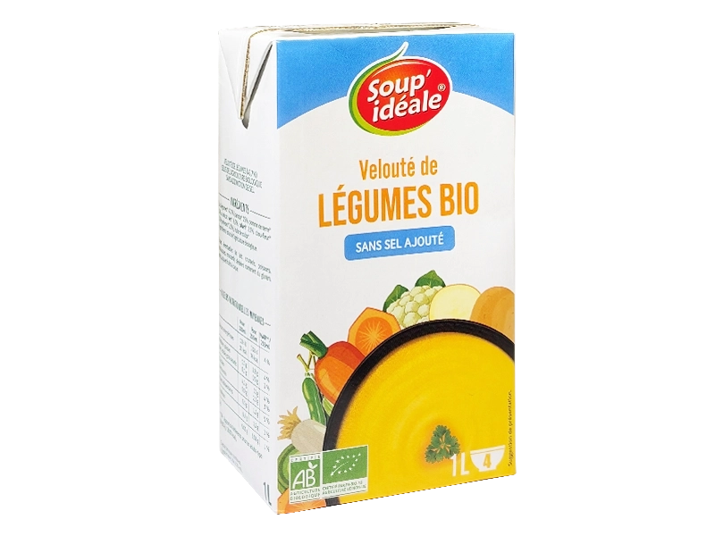 Brique bio sans sel velouté légumes