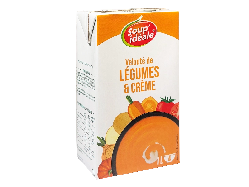 Brique classique velouté de légumes & crème
