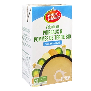 Vignette brique bio sans sel velouté poireaux pommes de terre