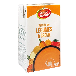 Vignette brique classique velouté de légumes & crème