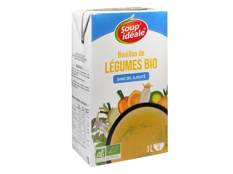 Brique bio sans sel bouillon de légumes